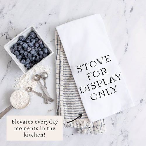 Stove For Display Only Tea Towel
