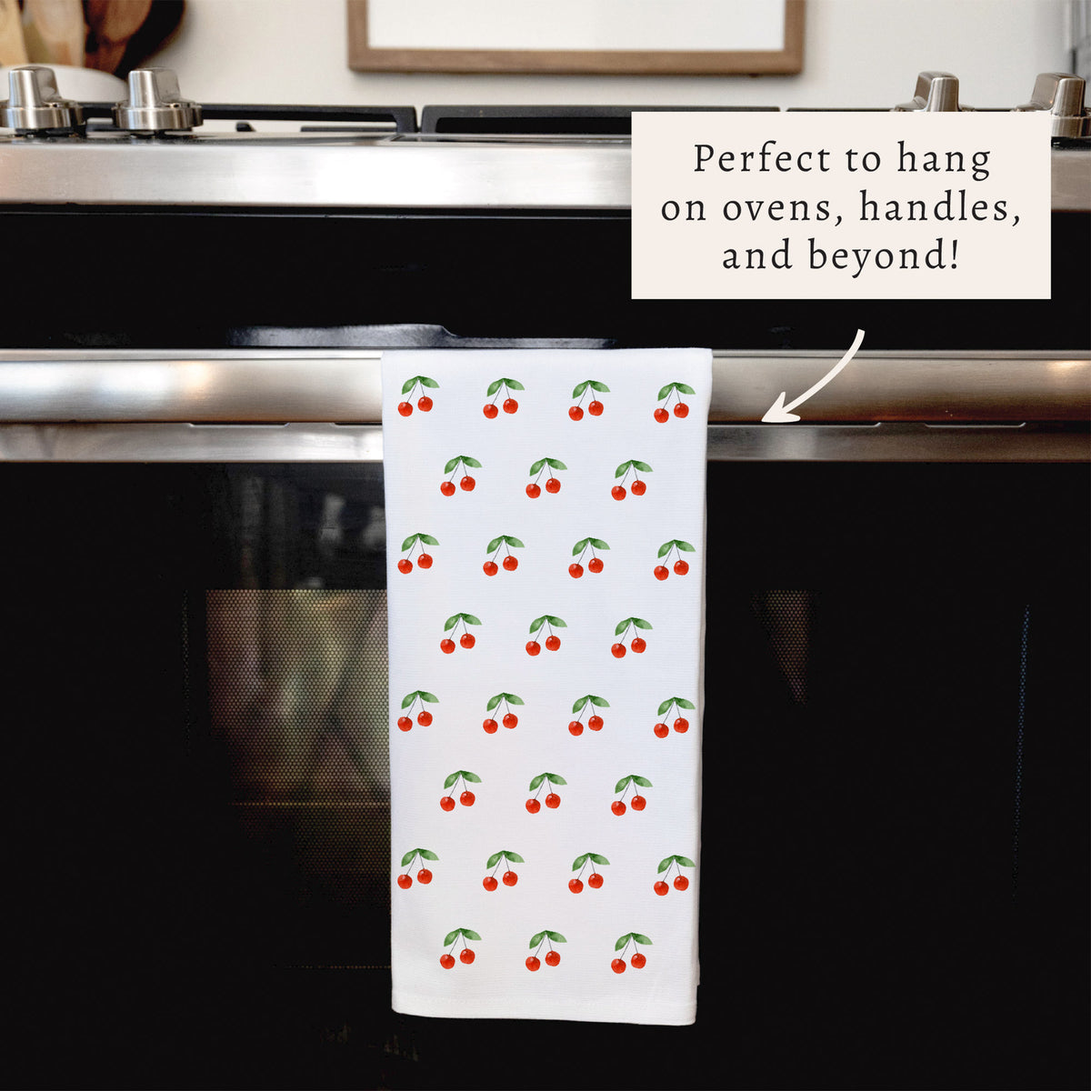 Cherries Tea Towel