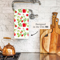 Strawberries Tea Towel