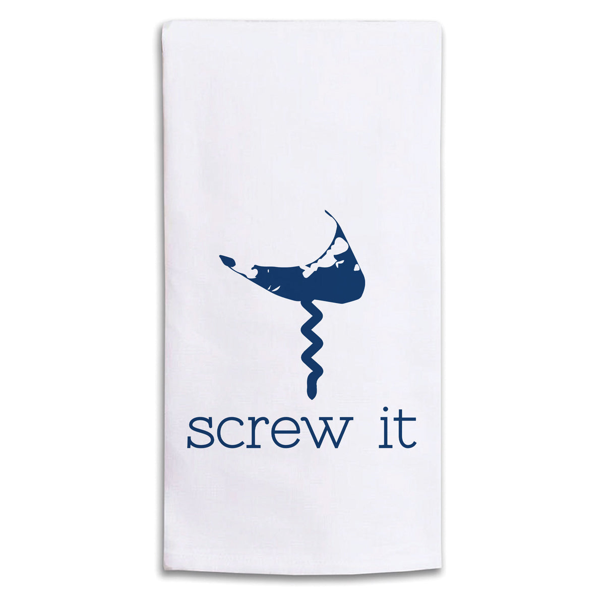 Nantucket Screw It Tea Towel