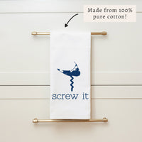 Nantucket Screw It Tea Towel