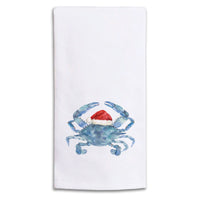 Santa Crab Tea Towel
