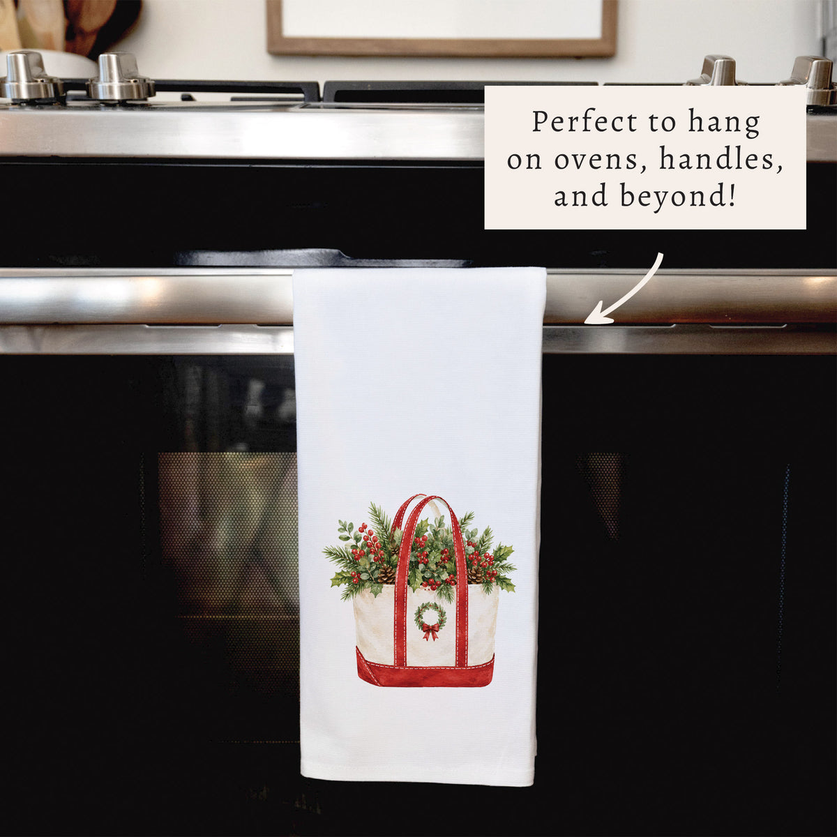 Christmas Boat Tote Tea Towel