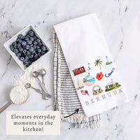 Bermuda Icons Tea Towel