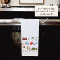 Bermuda Icons Tea Towel