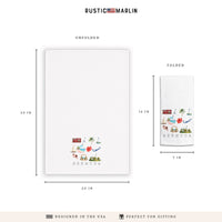 Bermuda Icons Tea Towel
