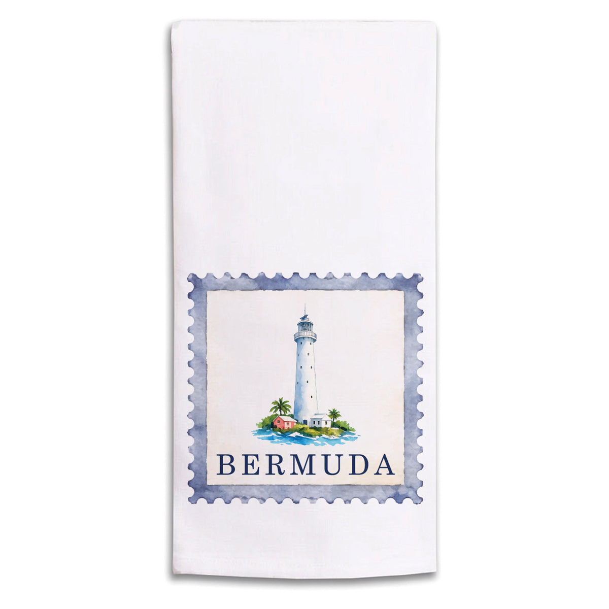 Bermuda Stamp Tea Towel