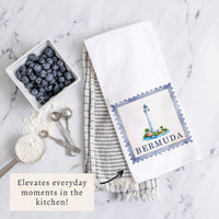 Bermuda Stamp Tea Towel