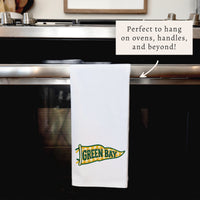 Green Bay Banner Tea Towel