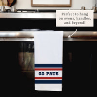 Go Pats Stripes Tea Towel