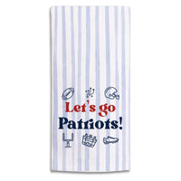 Let’S Go Patriots Icons Tea Towel