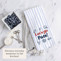 Let’s Go Pats Icons Tea Towel