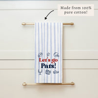 Let’s Go Pats Icons Tea Towel