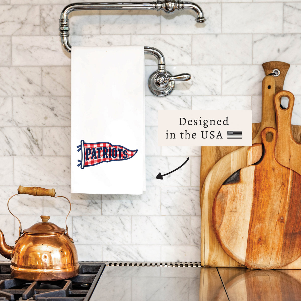 Patriots Banner Tea Towel