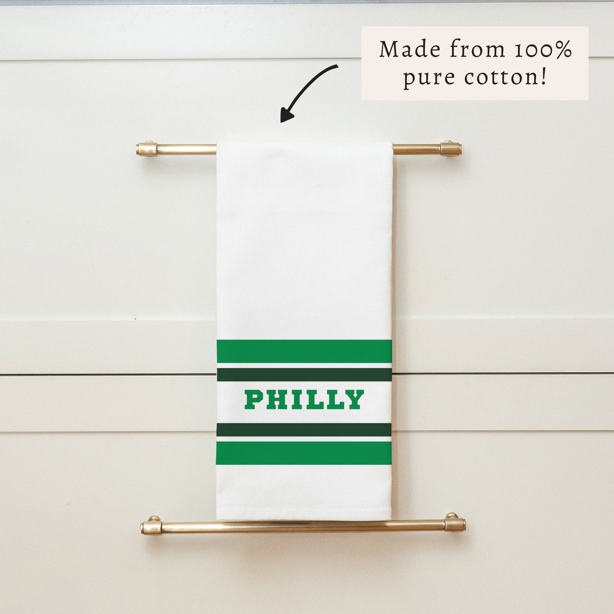 Philly Stripes Tea Towel