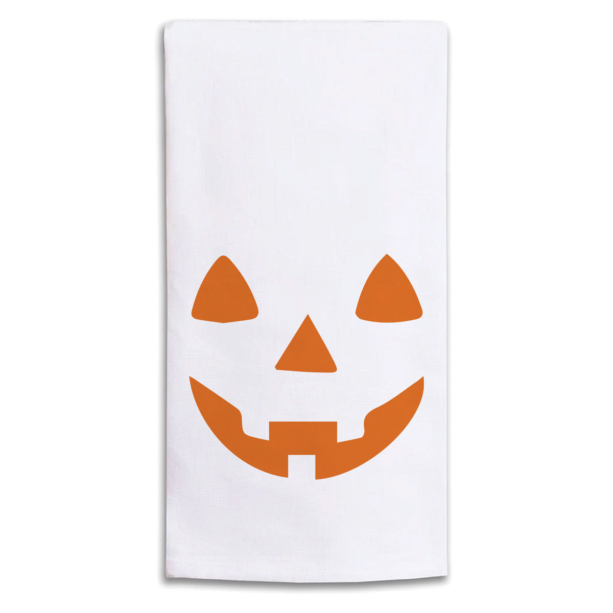 Jack-O-Lantern Face Tea Towel
