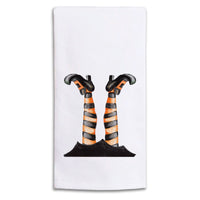 Witch's Stockings Tea Towel