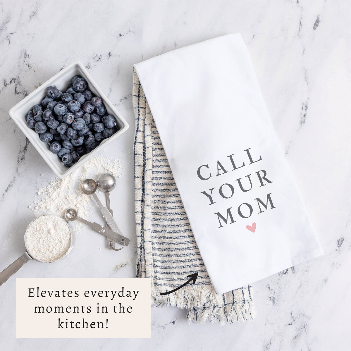 Call Your Mom Tea Towel