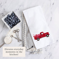Heart Truck Tea Towel