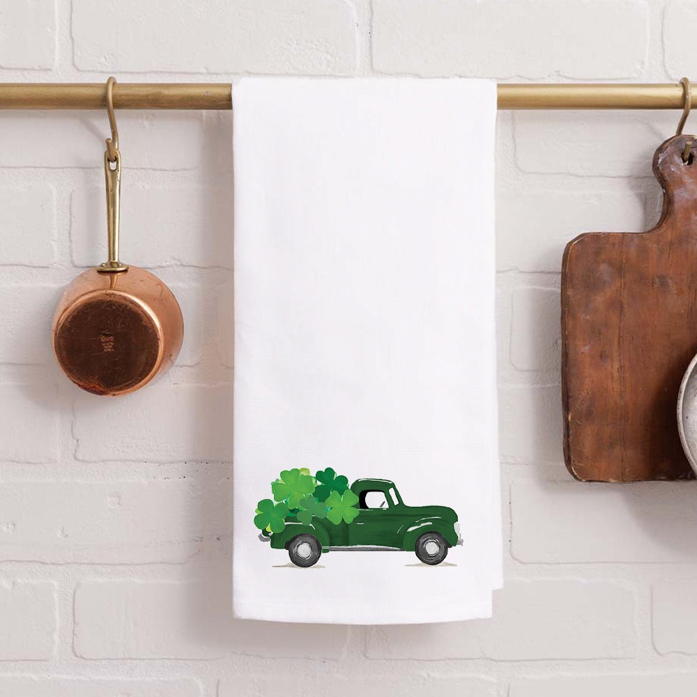 Shamrock Truck Tea Towel