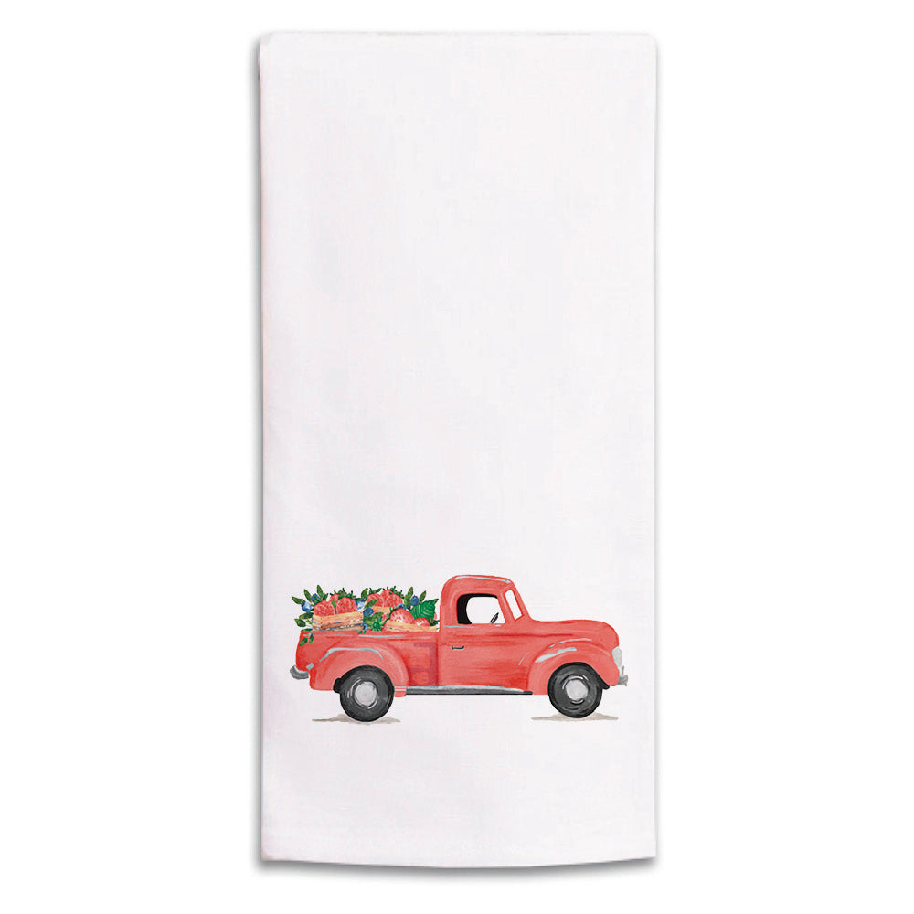 Berries Truck Tea Towel