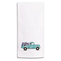 Hydrangea Truck Tea Towel