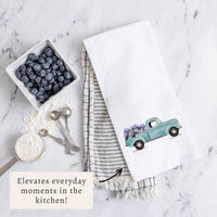 Hydrangea Truck Tea Towel
