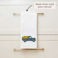 Sunflower Truck Tea Towel