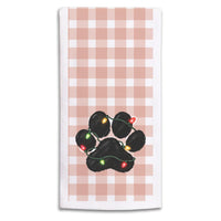 Paw Lights Tea Towel