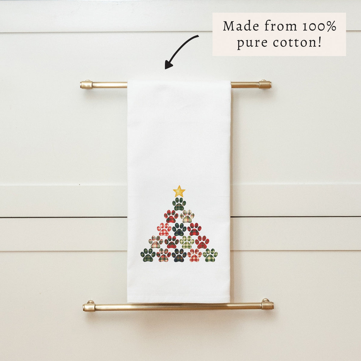 Paw Tree Tea Towel