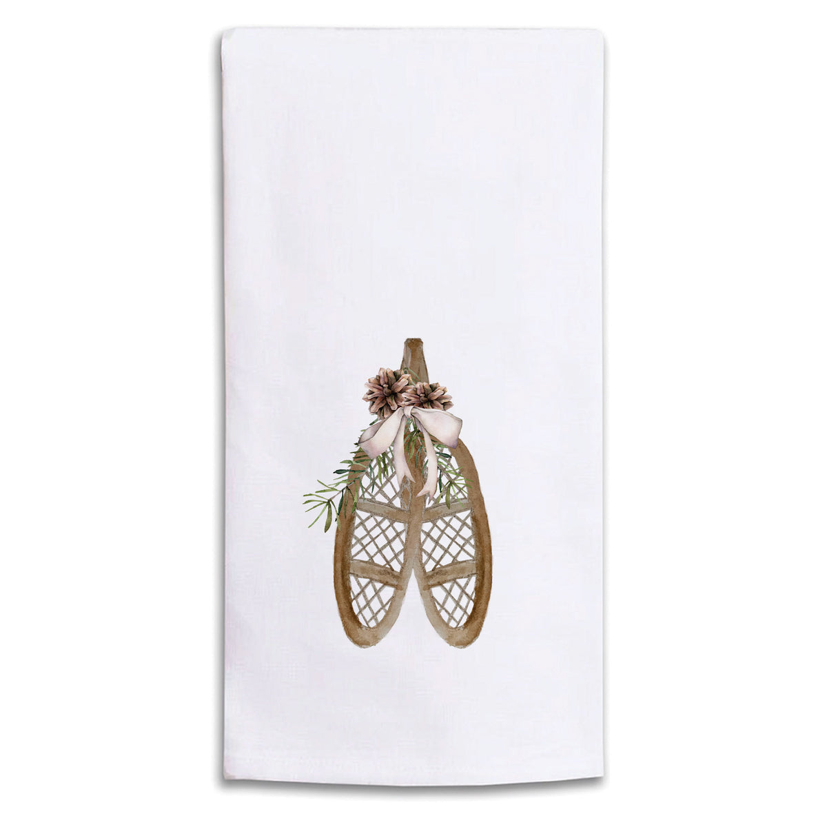Snow Shoes Tea Towel