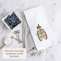 Snow Shoes Tea Towel