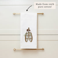 Snow Shoes Tea Towel