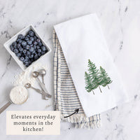 Pine Trees Tea Towel