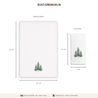 Pine Trees Tea Towel