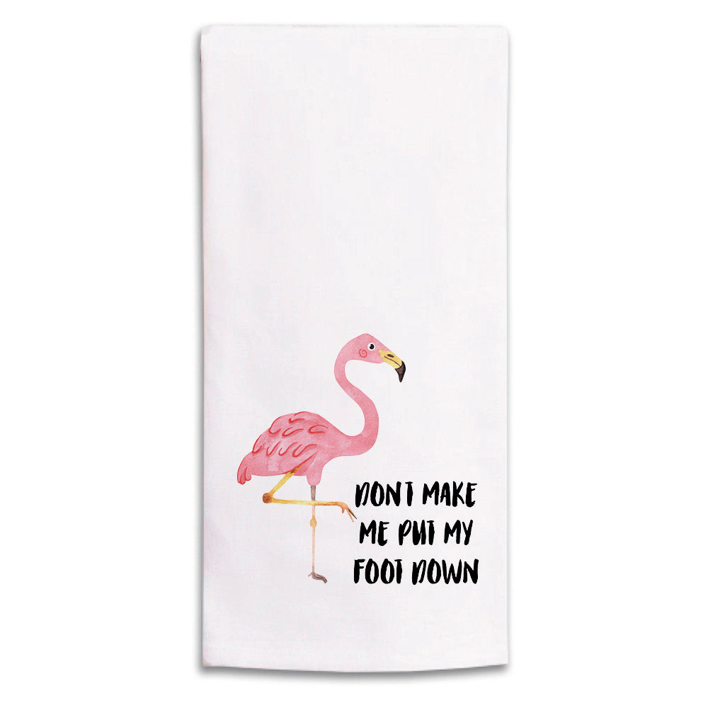 Foot Down Tea Towel