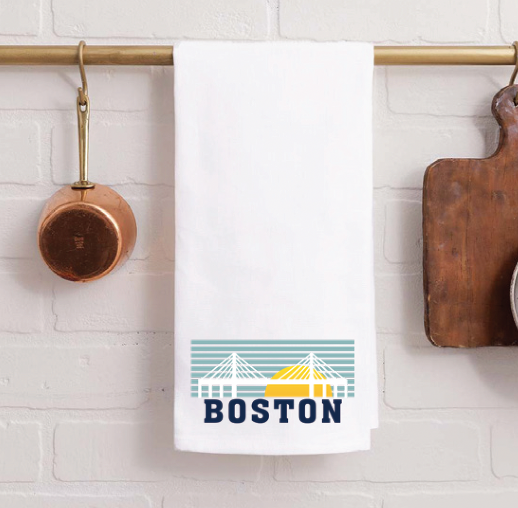 Boston Bridge Tea Towel