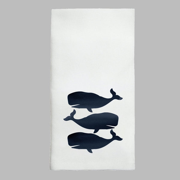 Whales Tea Towel