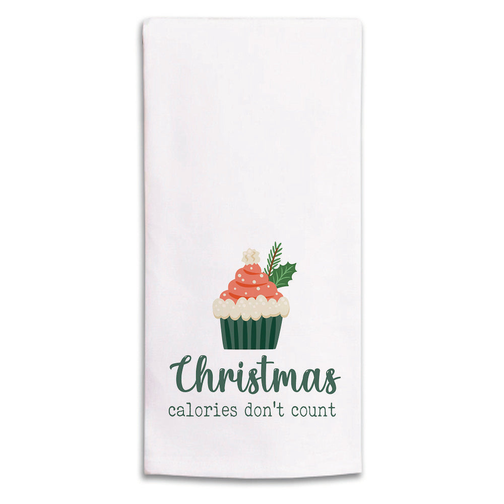 Christmas Calories Tea Towel