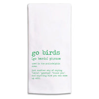 Philly Go Birds Definition Tea Towel