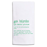 Philly Go Birds Definition Tea Towel