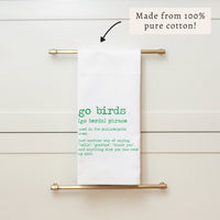 Philly Go Birds Definition Tea Towel