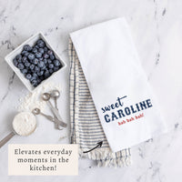 Boston Sweet Caroline Tea Towel