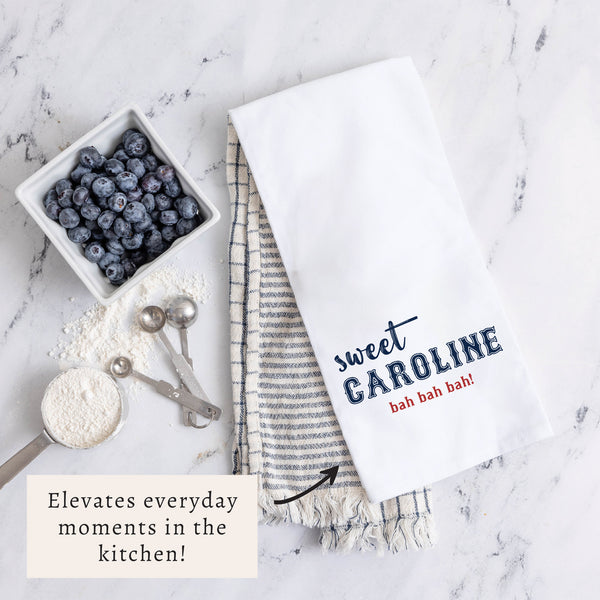 Boston Sweet Caroline Tea Towel