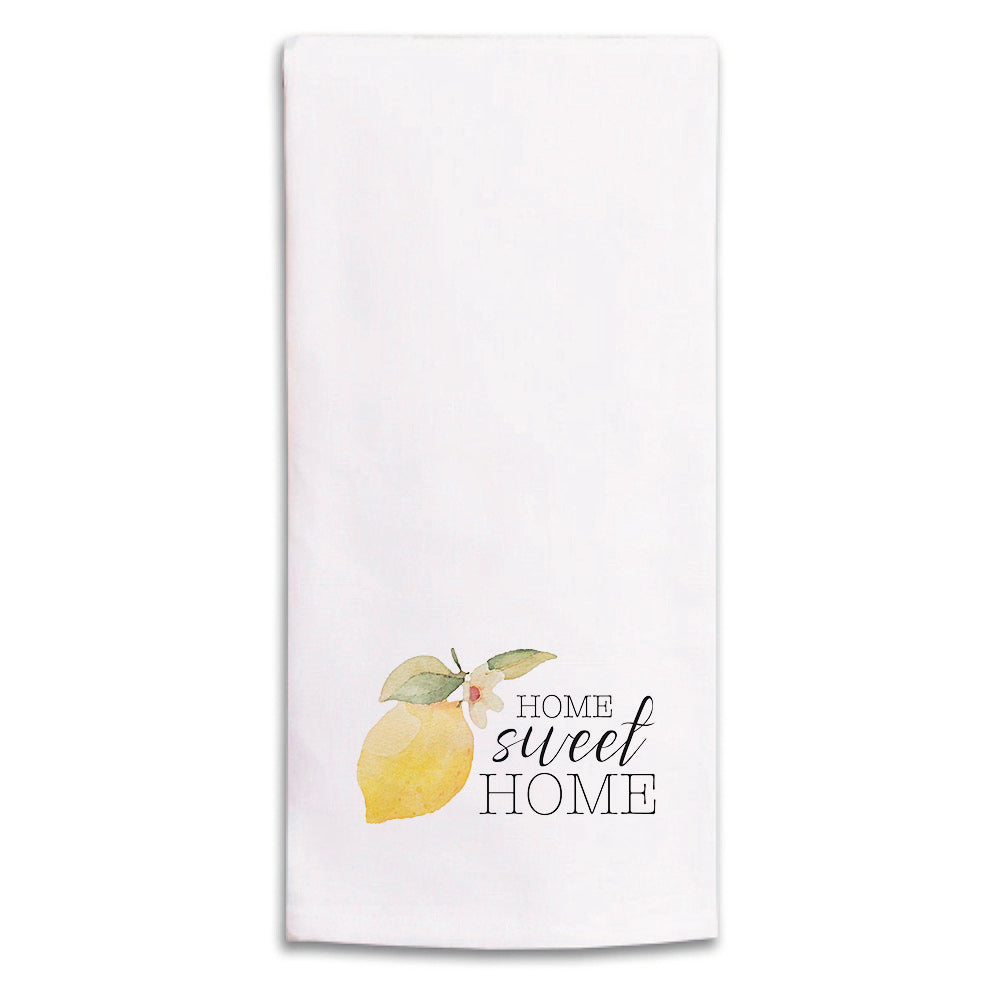 Lemon Home Sweet Home Tea Towel