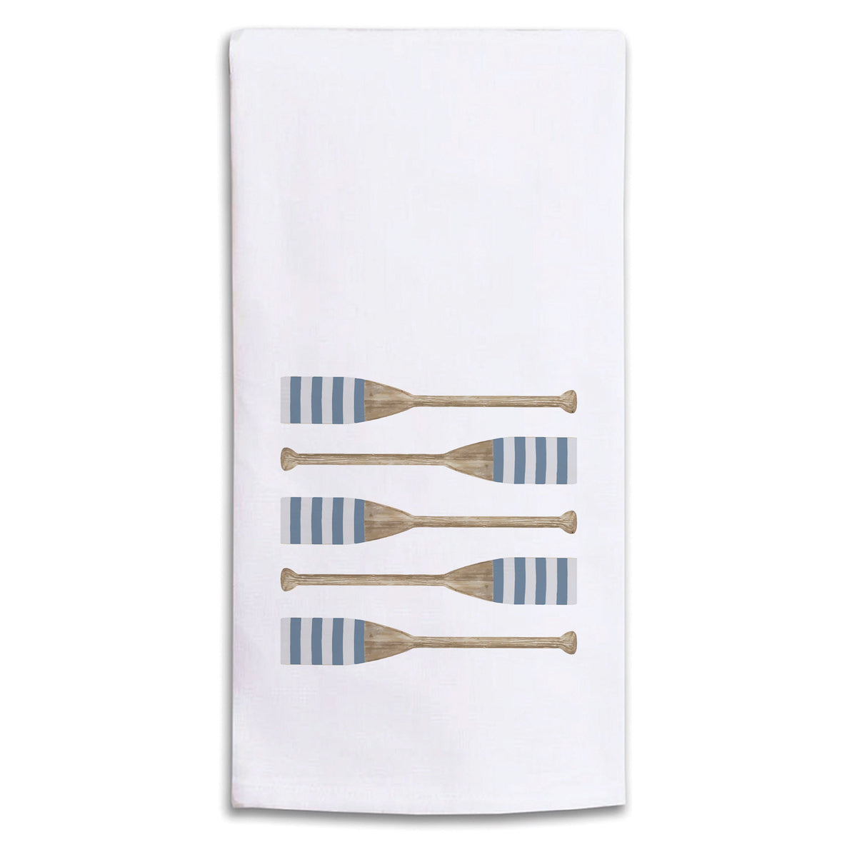 Striped Oars Tea Towel