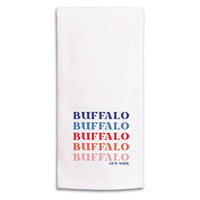 Repeating Buffalo Tea Towel