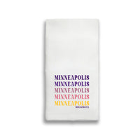 Repeating Minneapolis Tea Towel