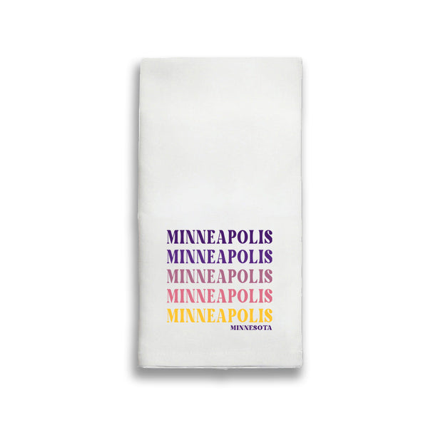 Repeating Minneapolis Tea Towel