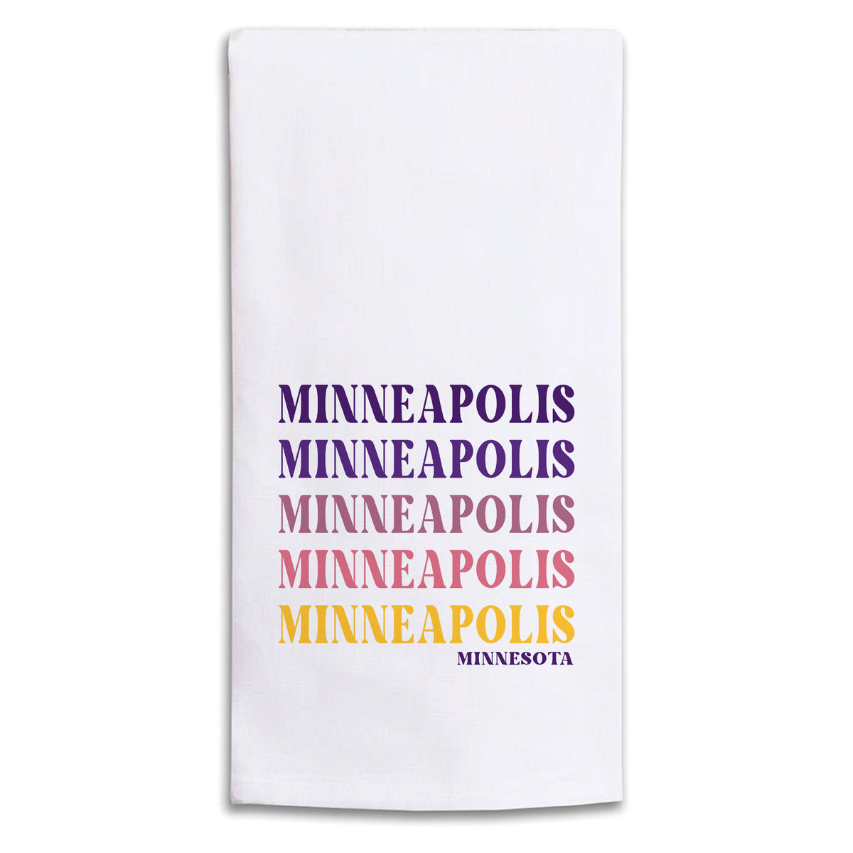 Minneapolis Repeating Tea Towel